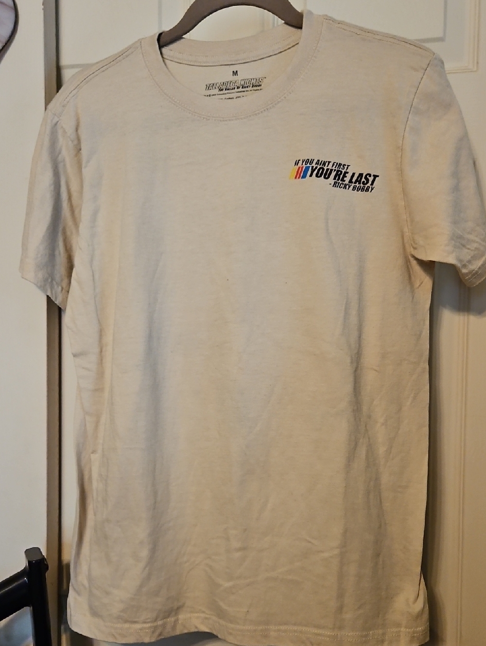You’re Last Ricky Bobby Short-Sleeve Tee - Cream